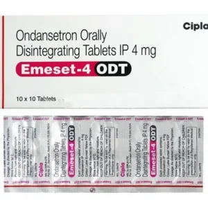 Ondansetron 4mg ODT tablets (Emeset)